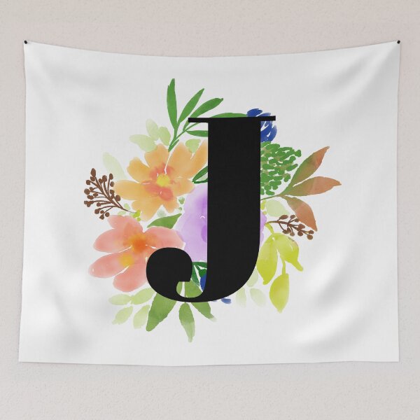Item preview, letter j monogram bouquet  designed and sold by atevern.
