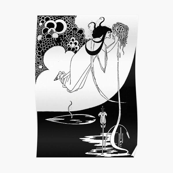 The Climax - By Aubrey Beardsley - Vintage Art Nouveau Print Poster
