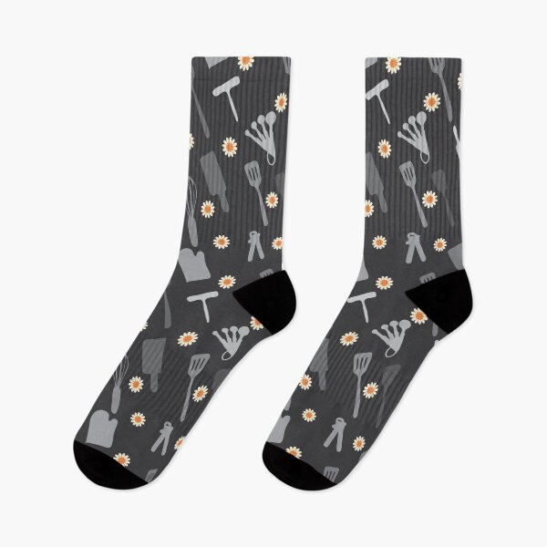 Item preview, In The Kitchen — Grey with Daisies designed and sold by DenAlex.