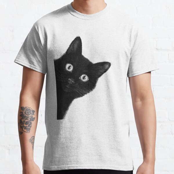 Black cat Classic T-Shirt