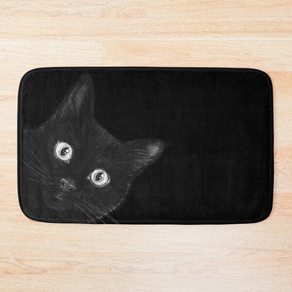 Antique BLACK CAT Good Luck Superstition Soap Beauty Bathroom Bath Art Print 