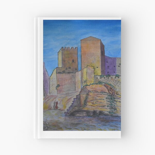 Item preview, Watercolor Sketch - Castello di Lombardia, Enna, Sicily designed and sold by Igor Pozdnyakov.