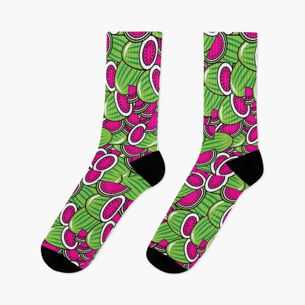 Item preview, Funky Hot Pink and Green Watermelon Pattern designed and sold by HotHibiscus.