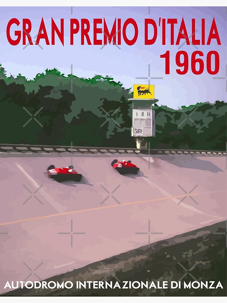 Disover Gran Premio D'Italia 1960 Premium Matte Vertical Poster
