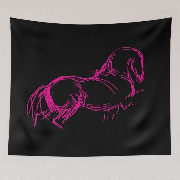Aperçu de l'œuvre Stallion Striking Manic Magenta créée et vendue par NinGaui.