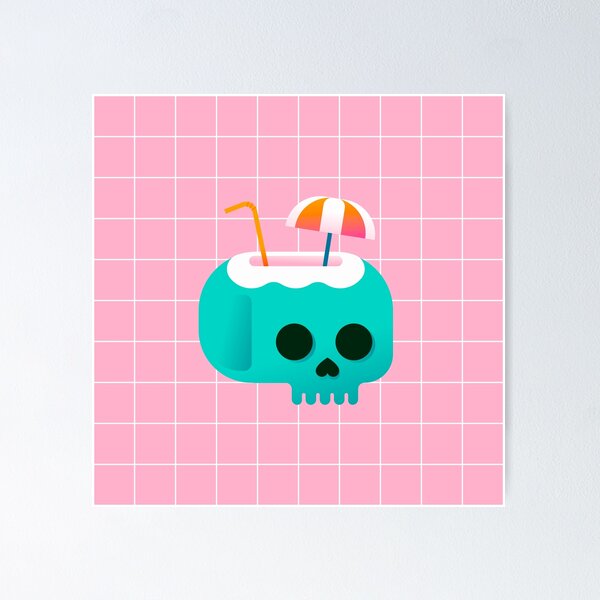 Item preview, Coconut Skull designed and sold by no-eye-deer.