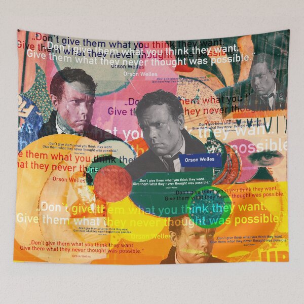 Item preview, Orson Welles quote, gifts for movie fans designed and sold by Mauswohn.