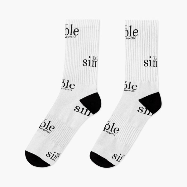 Item preview, KISS - Keep It Simple Sweetie - White designed and sold by 4wordsmovement.
