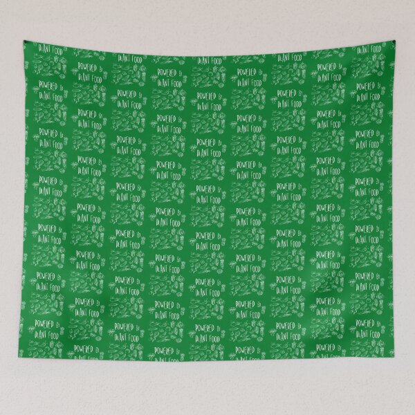Item preview, Powered By Plant Food Cool Veggie Design Gift For Vegans designed and sold by FunnySunny T-Shirts.