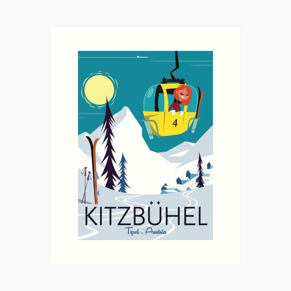 Item preview, Kitzbuhel poster designed and sold by GAGodel.
