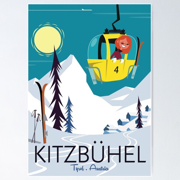 Item preview, Kitzbuhel poster designed and sold by GAGodel.