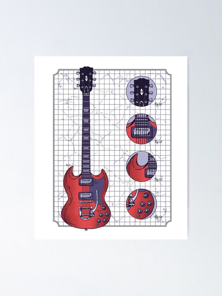 gibson sg poster