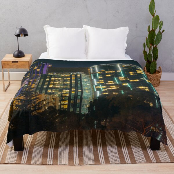 Item preview, Futuristic Melbourne City at Night designed and sold by ea-photos.