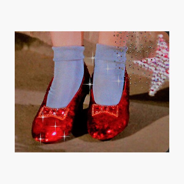 Item preview, we want those ruby slippers digital art edit with glitter  designed and sold by mysticladyart.