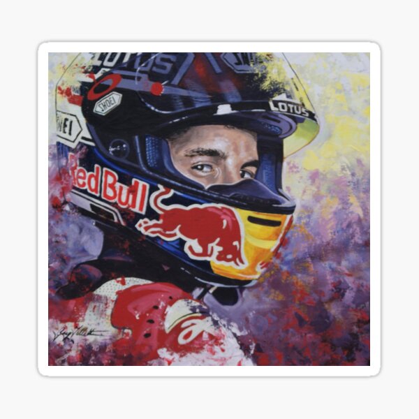 MARC MARQUEZ MOTOGP par Greg Tillett Sticker
