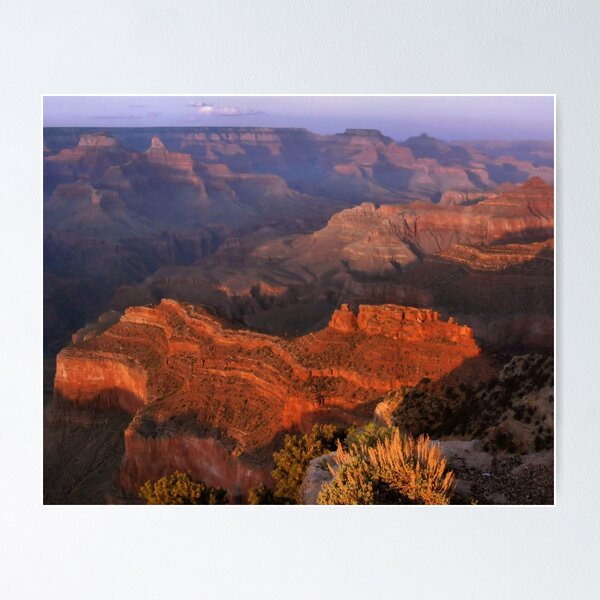 Aperçu de l'œuvre Grand Canyon au crépuscule créée et vendue par Stephen Vecchiotti.