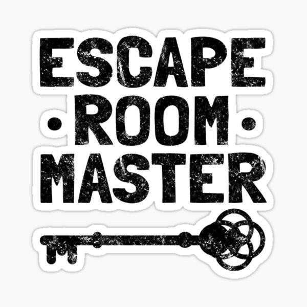 Boys Room Stickers Redbubble - escape room i hate mondays roblox escape room