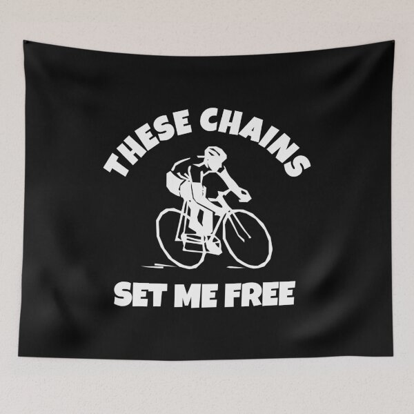 Item preview, Road Bike, Cycling, Cyclist - These chains set me free! designed and sold by EstelleStar.