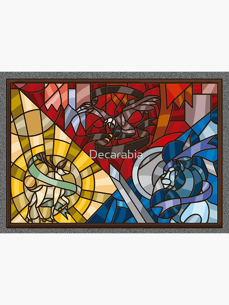 "Stained glass Fire Emblem three houses" Poster by Decarabia Redbubble