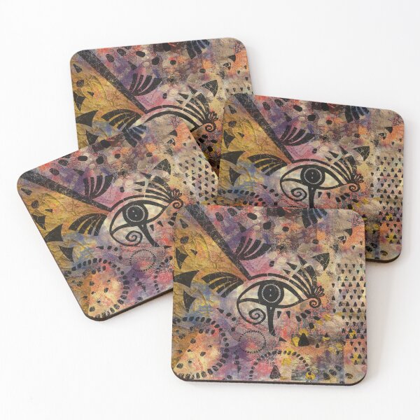 Item preview, Eye of Horus - Mixed Media Abstract designed and sold by k9printart.