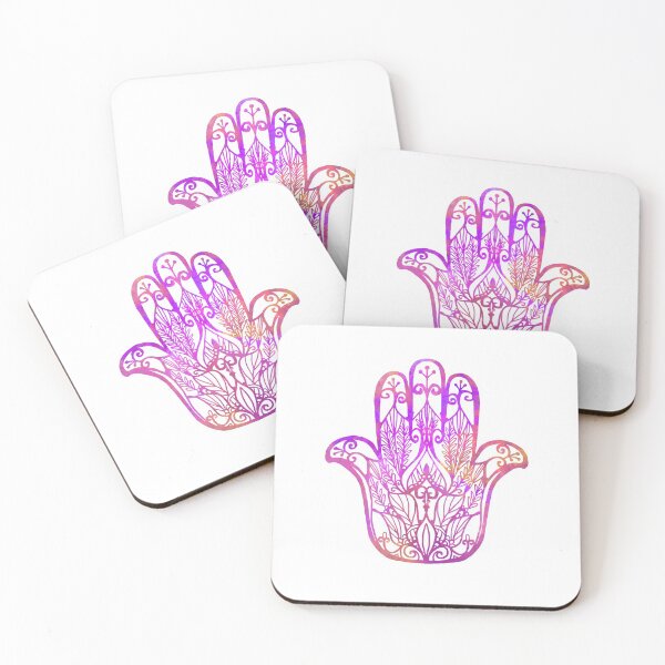 Item preview, Pink Hamsa Hand designed and sold by Bebichic.