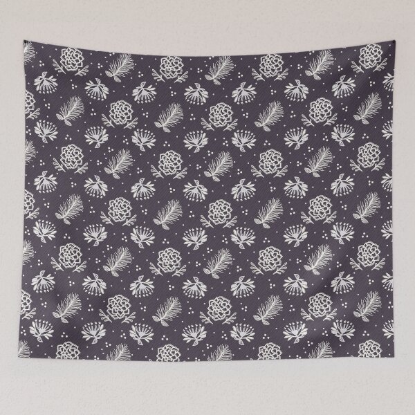 Item preview,  Hand drawn abstract Christmas foliage pattern.  designed and sold by Limolida.