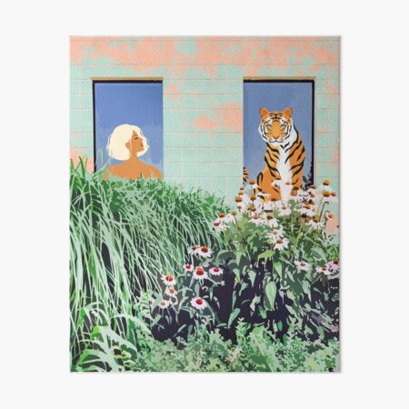Love Thy Neighbor #illustration #wildlife Art Board Print