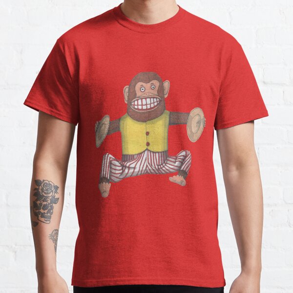 Monkey, Clapping Monkey, Retro Toy. Classic T-Shirt