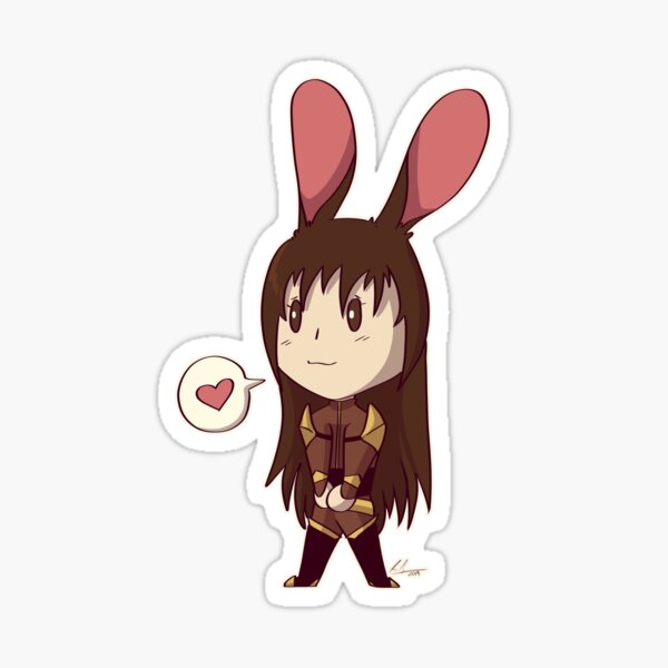 Rwby Velvet Stickers Redbubble Rwby Velvet Stickers Redbubble