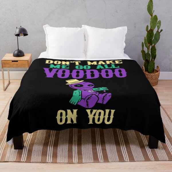Item preview, Don't Make Me Go All Voodoo on You - Mardi Gras designed and sold by EstelleStar.