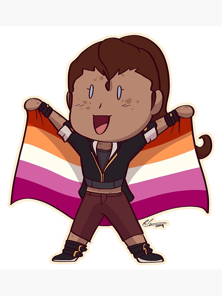 Lesbian Ilia Chibi Poster By Epikbecky Redbubble 8902