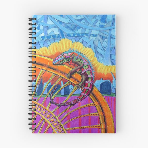 Item preview, 457 - IGUANA DRAGON KEEPS WATCH - DAVE EDWARDS - COLOURED PENCILS - 2019 designed and sold by BLYTHART.