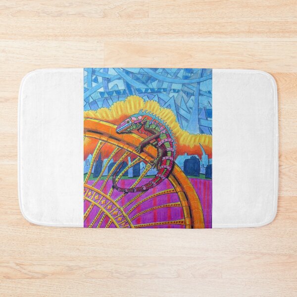 Item preview, 457 - IGUANA DRAGON KEEPS WATCH - DAVE EDWARDS - COLOURED PENCILS - 2019 designed and sold by BLYTHART.