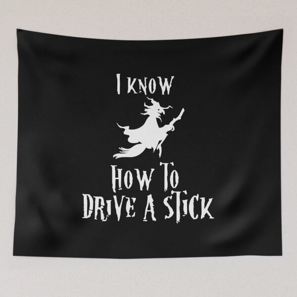 Item preview, Halloween Witch Broomstick Drive a Stick designed and sold by EstelleStar.