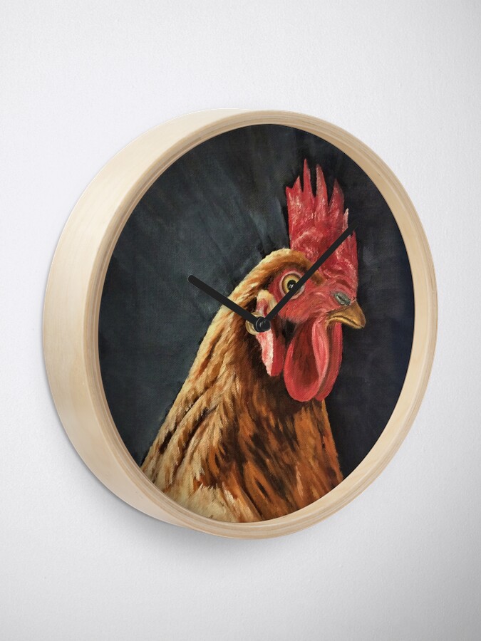 Alternate view of Little Red Hen - Clock Clock