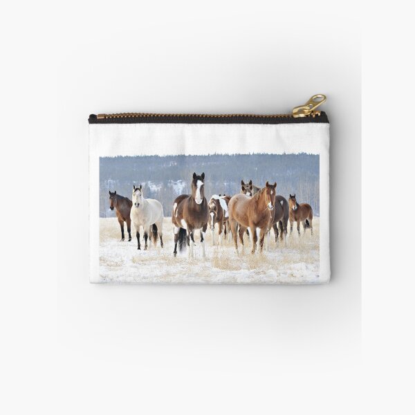 Item preview, Horses in a Snowy Field designed and sold by robynmumford.