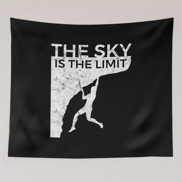 Item preview, Rock Climbing Design for a Climber - The Sky is the Limit designed and sold by EstelleStar.