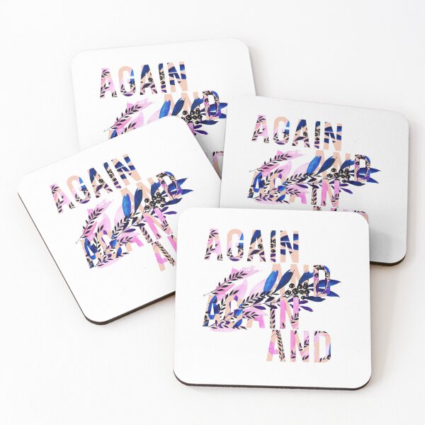Item preview, Again and again and - Inspirational quote designed and sold by Bebichic.