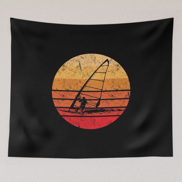 Item preview, Puesta de sol retro de windsurf designed and sold by EstelleStar.
