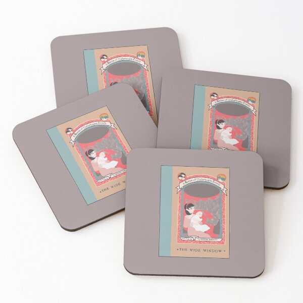 Item preview, The Wide Window Book Cover - silver designed and sold by HolyCatsDesign.