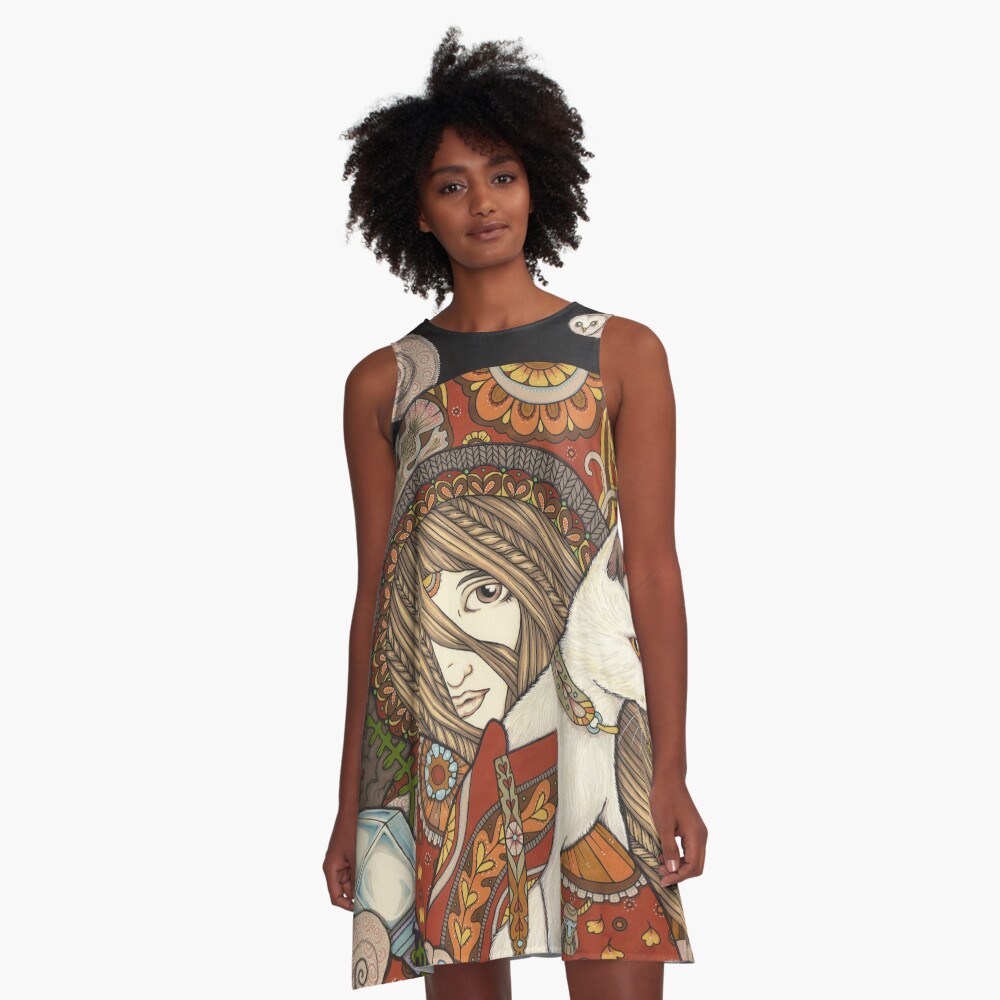 Item preview, A-Line Dress designed and sold by AnitaInverarity.
