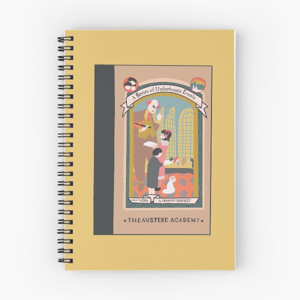 Aperçu de l'œuvre The Austere Academy Book Cover - yellow créée et vendue par HolyCatsDesign.