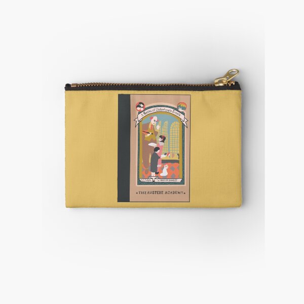 Item preview, The Austere Academy Book Cover - yellow designed and sold by HolyCatsDesign.