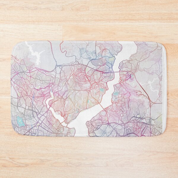 Item preview, Istanbul Map, Istanbul Turkey, Travel, Traveler Gift  designed and sold by TheRedFinch.