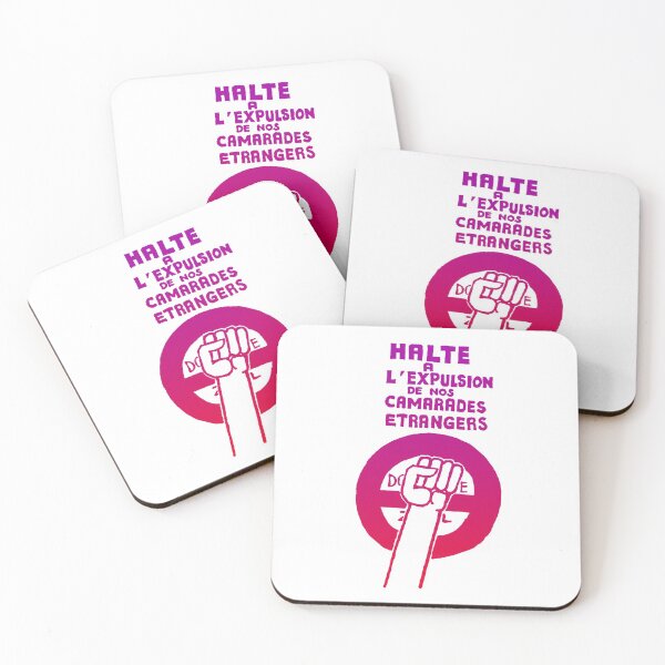 Item preview, Paris Revolt, Mai 68: 'HALTE A L'EXPULSION DE NOS CAMARADES ETRANGERS': Graduated Purple to Red designed and sold by Day Chapman.
