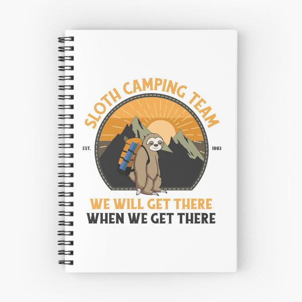Item preview, Sloth Camping, Sloth Camping Team  designed and sold by Space Fox.