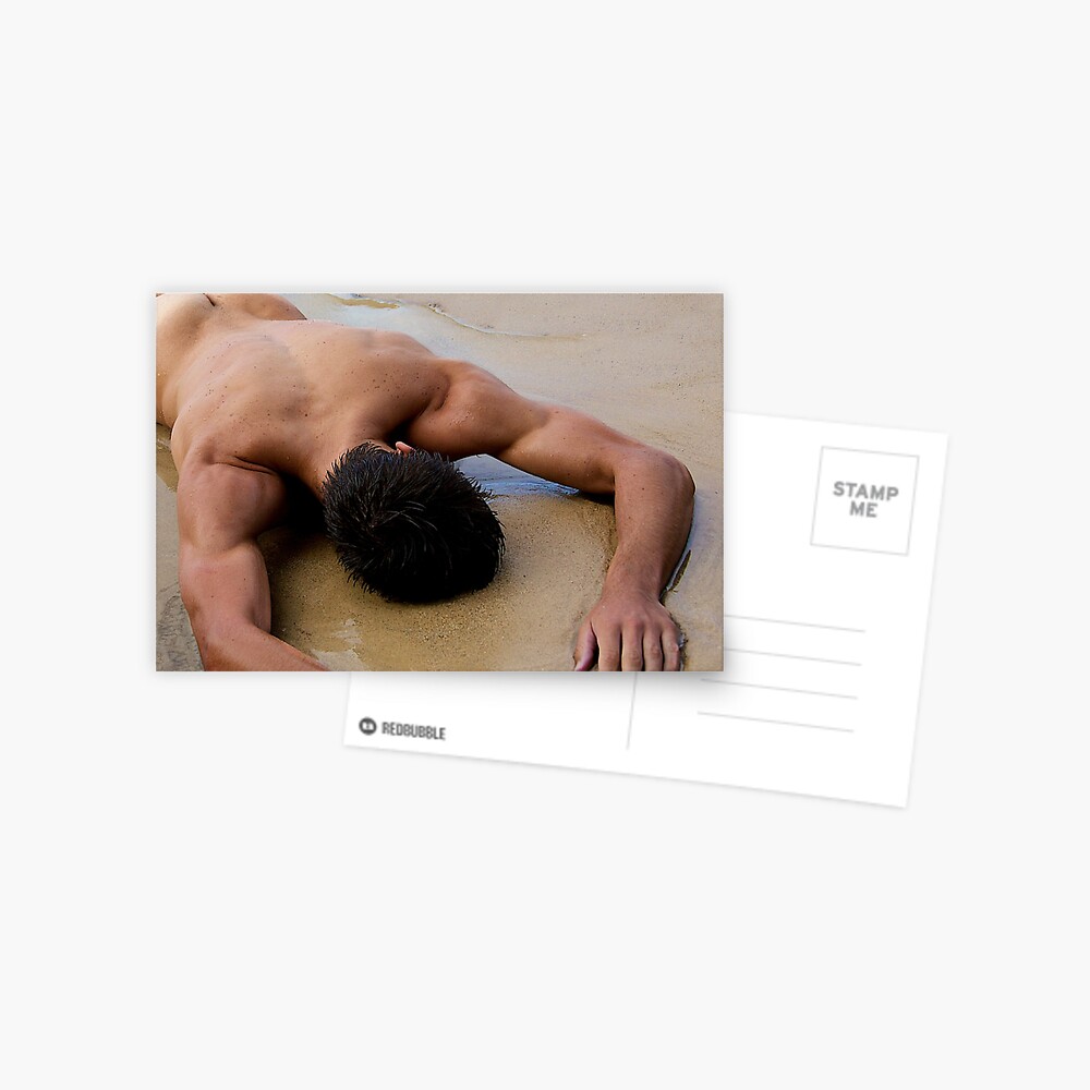 shoulders on the beach Postcard
