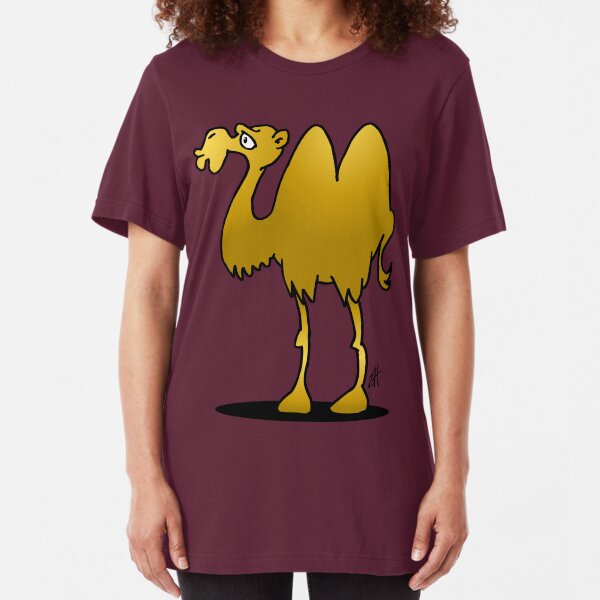 Camel Slim Fit T-Shirt