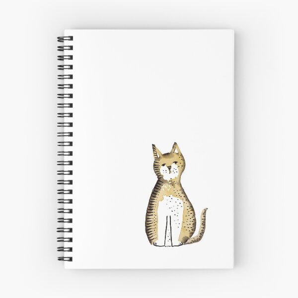 Item preview, watercolour mustard cat - by Escarlata Fuster designed and sold by escarlatafuster.