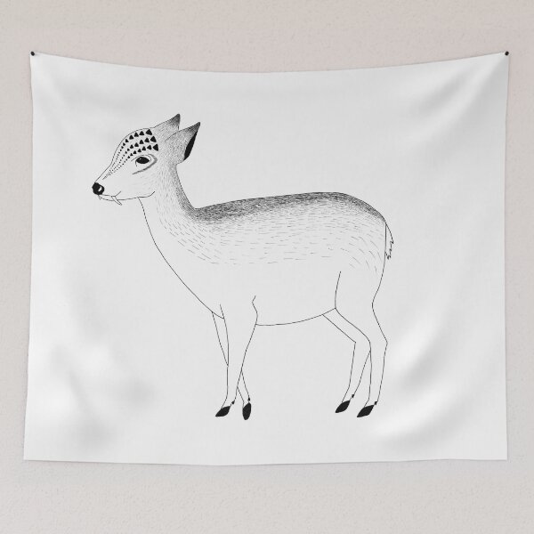 Item preview, Water Deer (ink illustrations of weird animals that are real) designed and sold by InkDier.